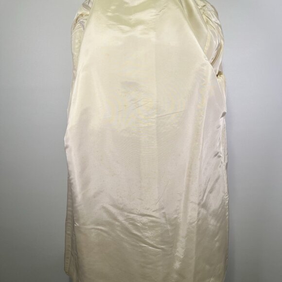 Vintage 60s Kaufman Bros Cream Boucle Wool Swing Coat Mod Mid Century *READ - Picture 11 of 16